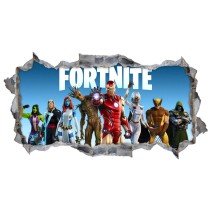 Pegatinas de vinilos 3d videojuego fortnite